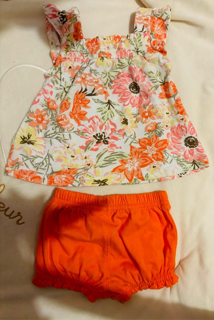 Ensemble tunique et short bébé - photo numéro 2