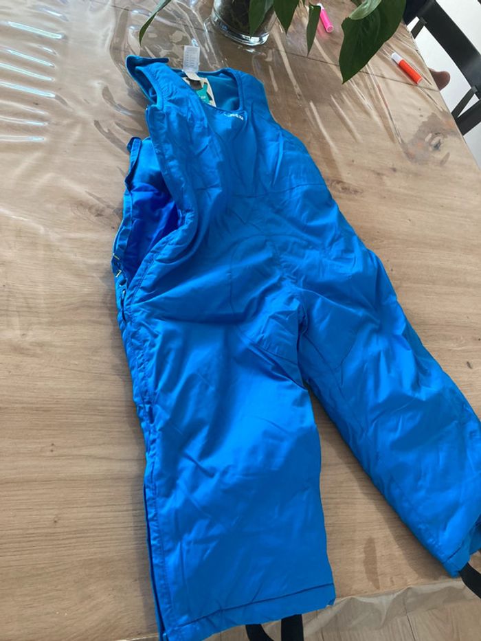 Ensemble de ski bleu avec veste à motifs taille 2 ans - photo numéro 9