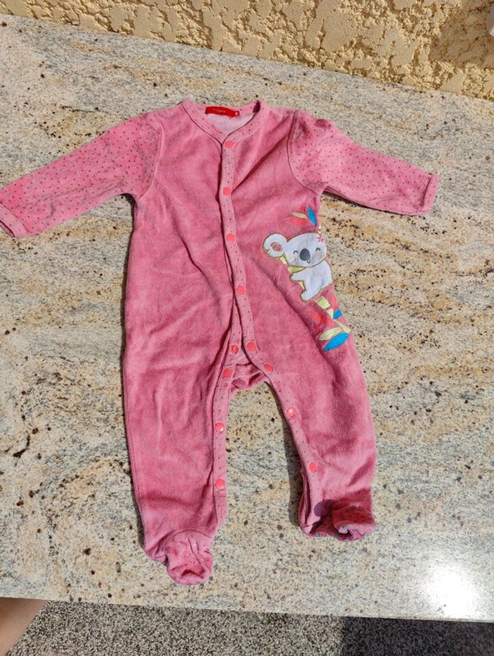 Pyjama rose koala 9 mois