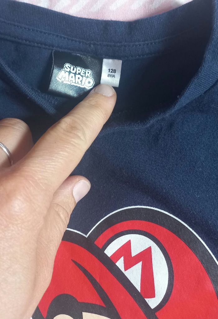 Tee shirt Mario 8 ans - photo numéro 3