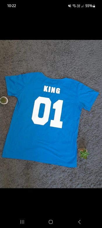 T-shirt floquer King