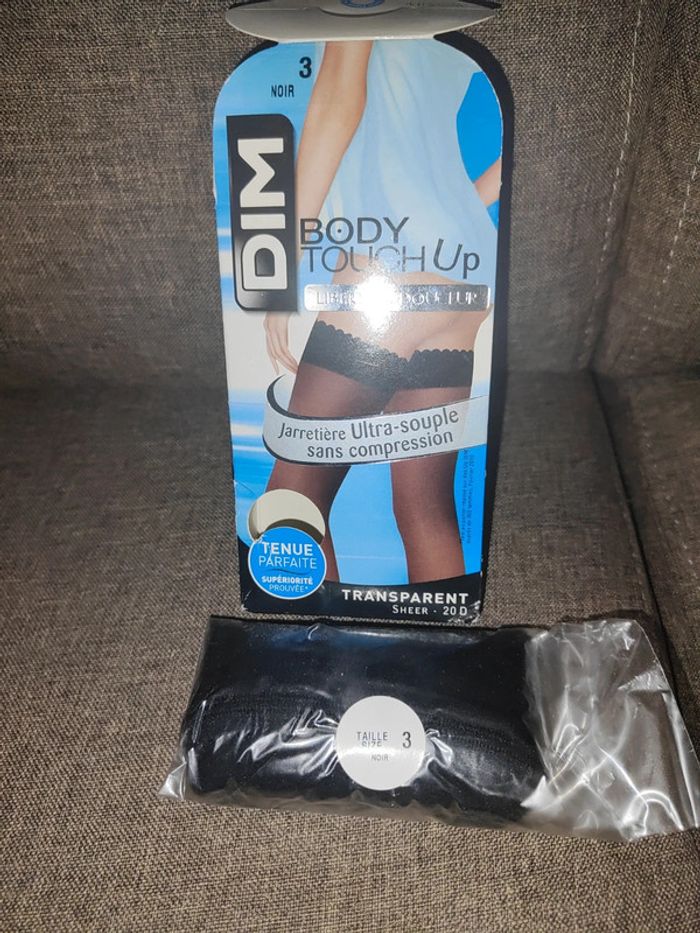 Bas autofixants noir taille 3