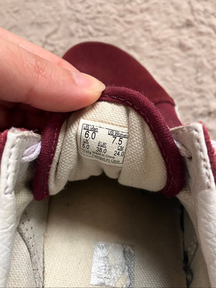 Chaussures Vans Bordeaux compensées - photo numéro 5