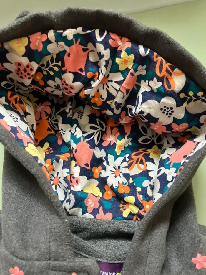 Manteau/veste cape couleur grise “chat” 18-24mois Sergent Major - photo numéro 5