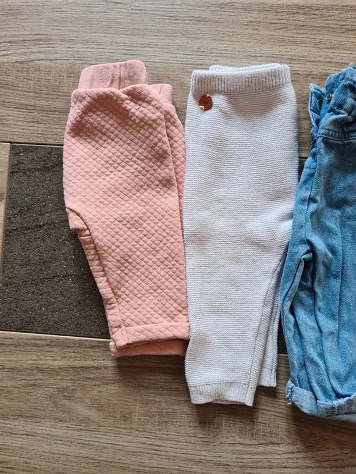 Lot 5 pantalons 6 mois - photo numéro 4