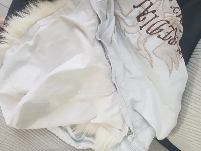 Manteau blanc "Rock You" Femme Taille L - photo numéro 11