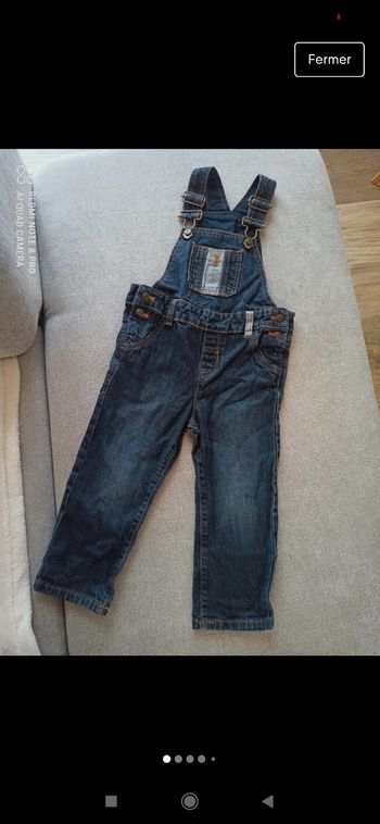 Salopette en jean