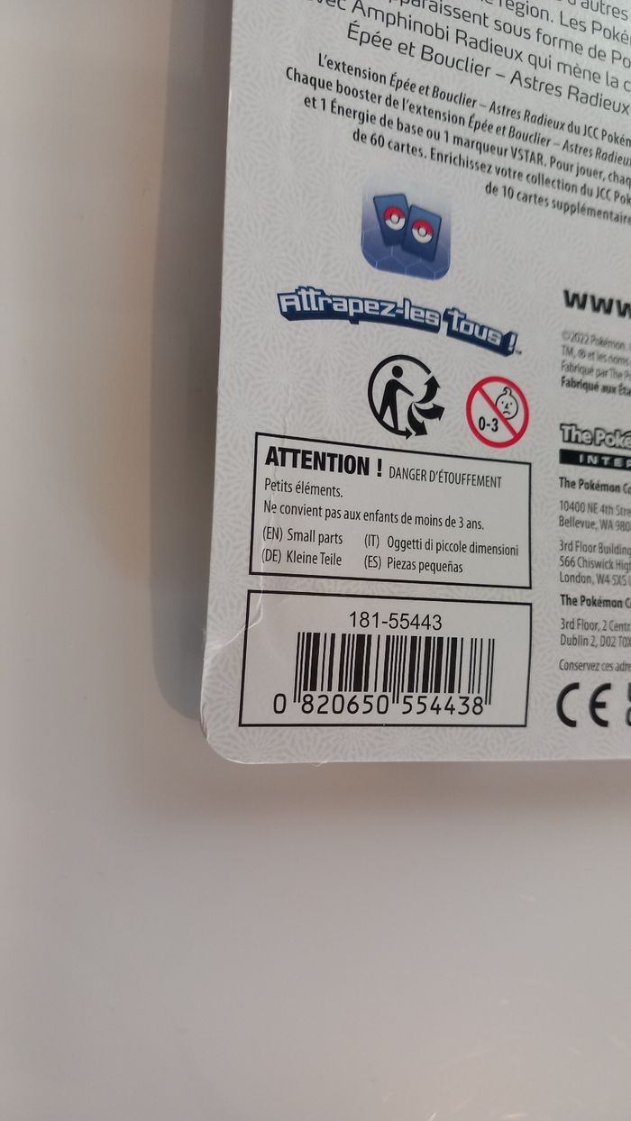 Blister pokemon astres radieux ( EB10 ) - photo numéro 4