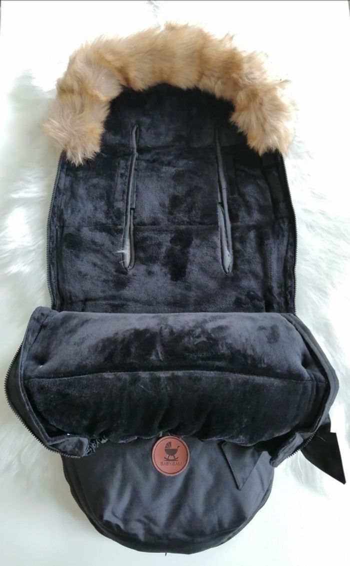 Gigoteuse imperméable noire – polaire , nid d'ange, sac de couchage - photo numéro 5