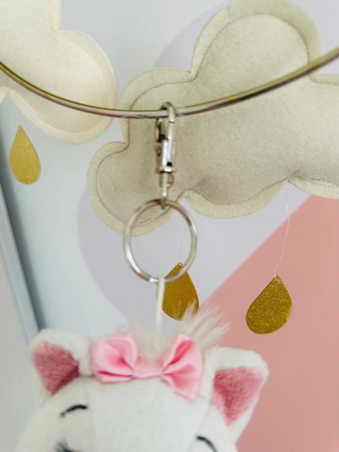 Porte clé peluché Marie Aristochat - photo numéro 4