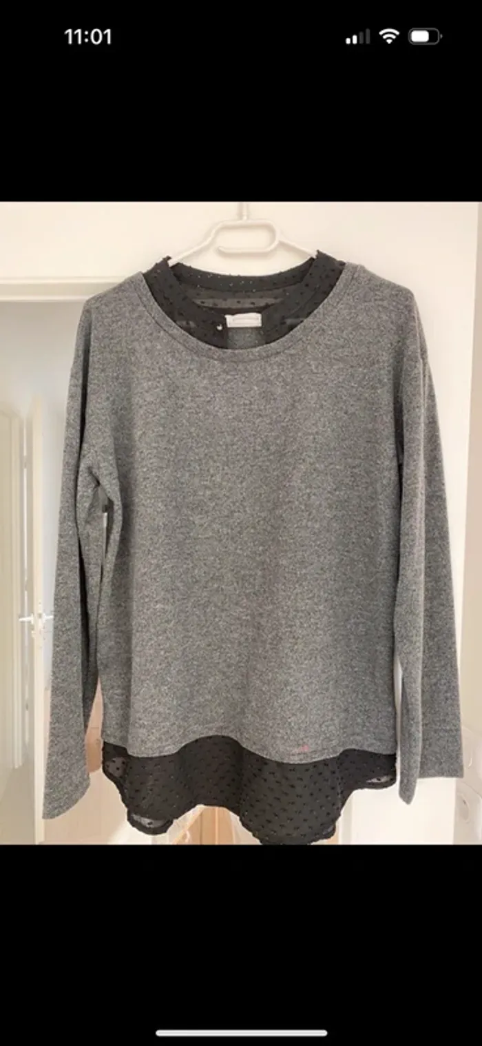 Pull gris promod