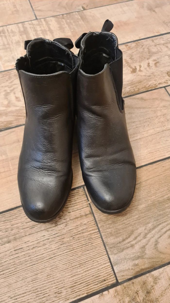 Bottines femme avec noeuds - photo numéro 3