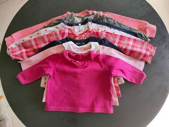 Lot blouses bébé fille