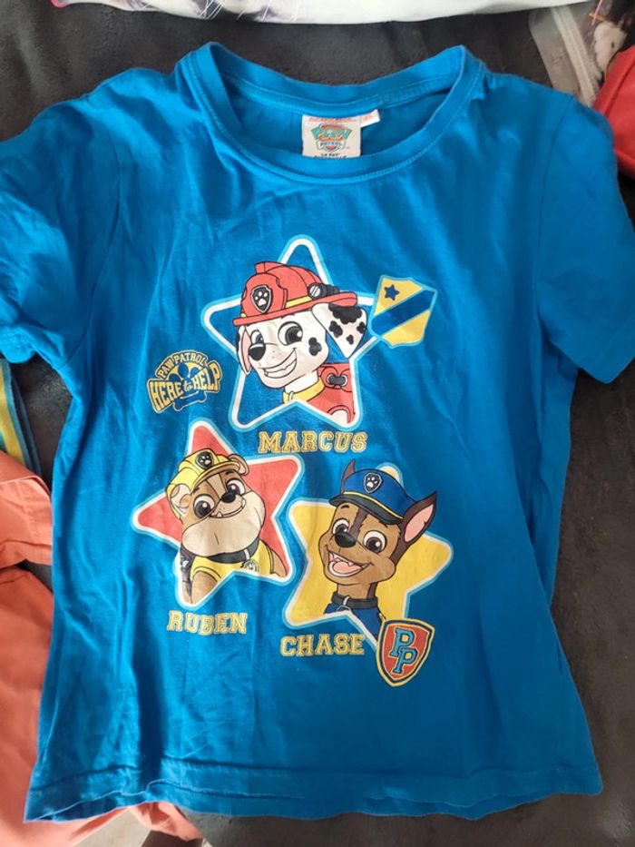 Lot 4 t-shirts manches courtes 8 ans - photo numéro 2