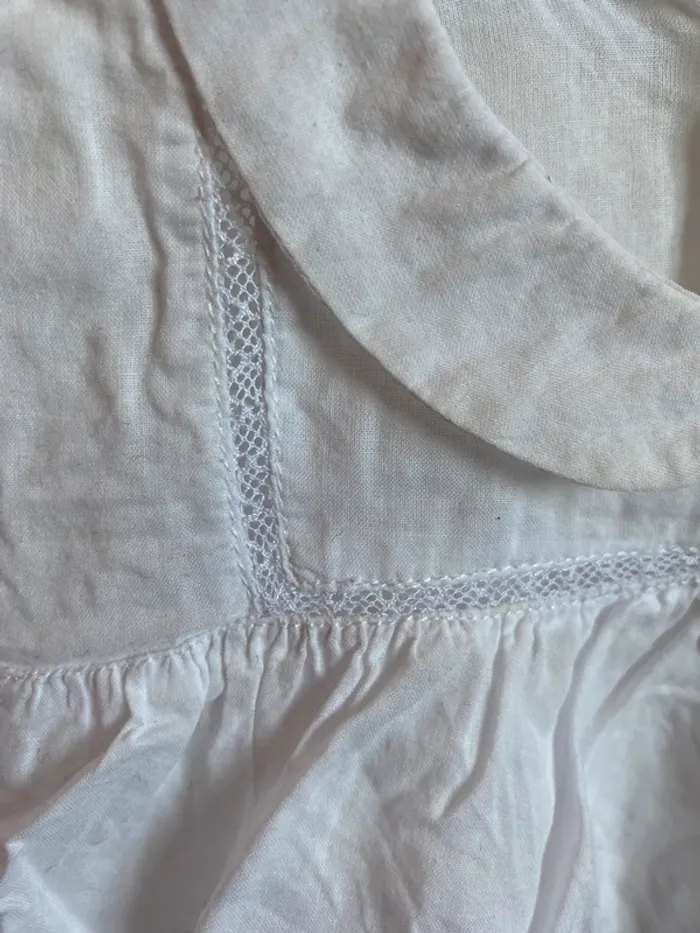 Blouse blanche col Claudine bout’chou - photo numéro 3