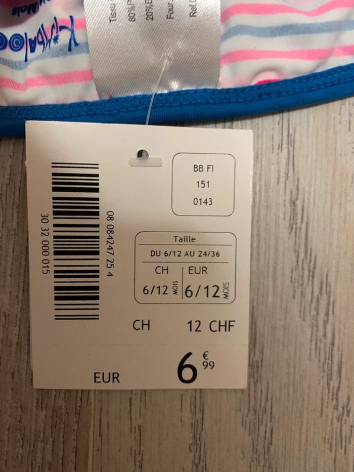 Bas maillot de bain bébé fille - photo numéro 2