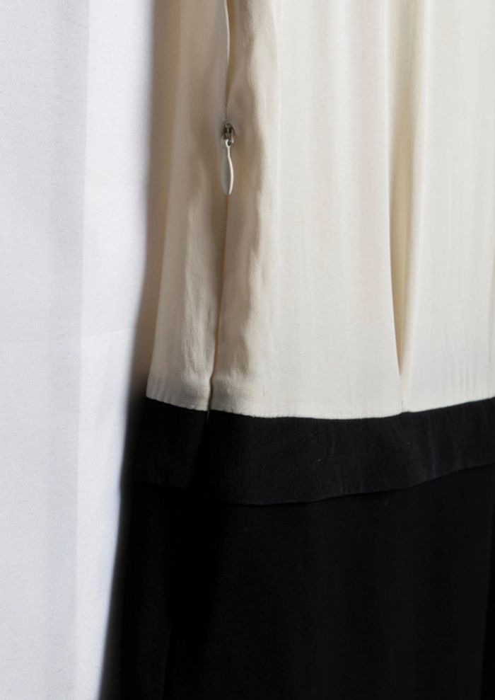 Robe bicolore noir et écru Gérard Darel Taille 38 - photo numéro 5