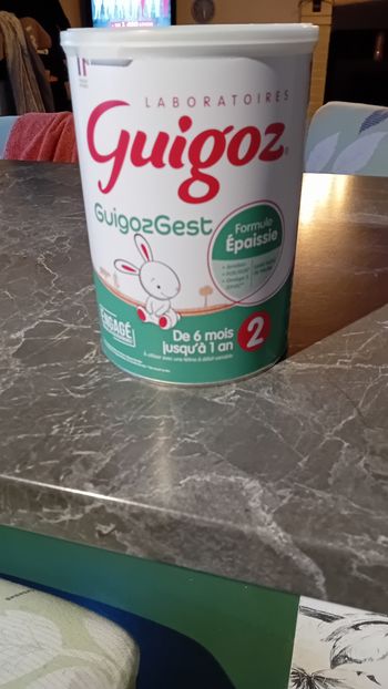Lait guigoz épaissie