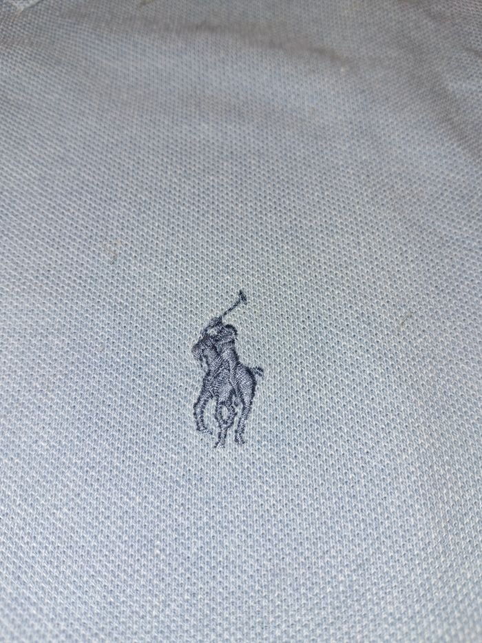 Polo Ralph Lauren - Bleu Clair - Bon état - Taille M - photo numéro 3