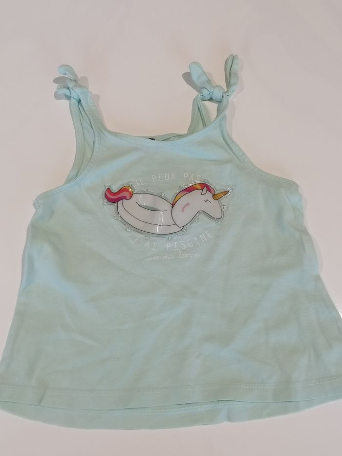 Débardeur licorne 🦄 T 4 ans