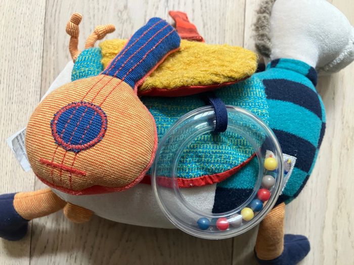 Doudou/peluche d’activité Âne des Zig Zag Moulin Roty - photo numéro 3