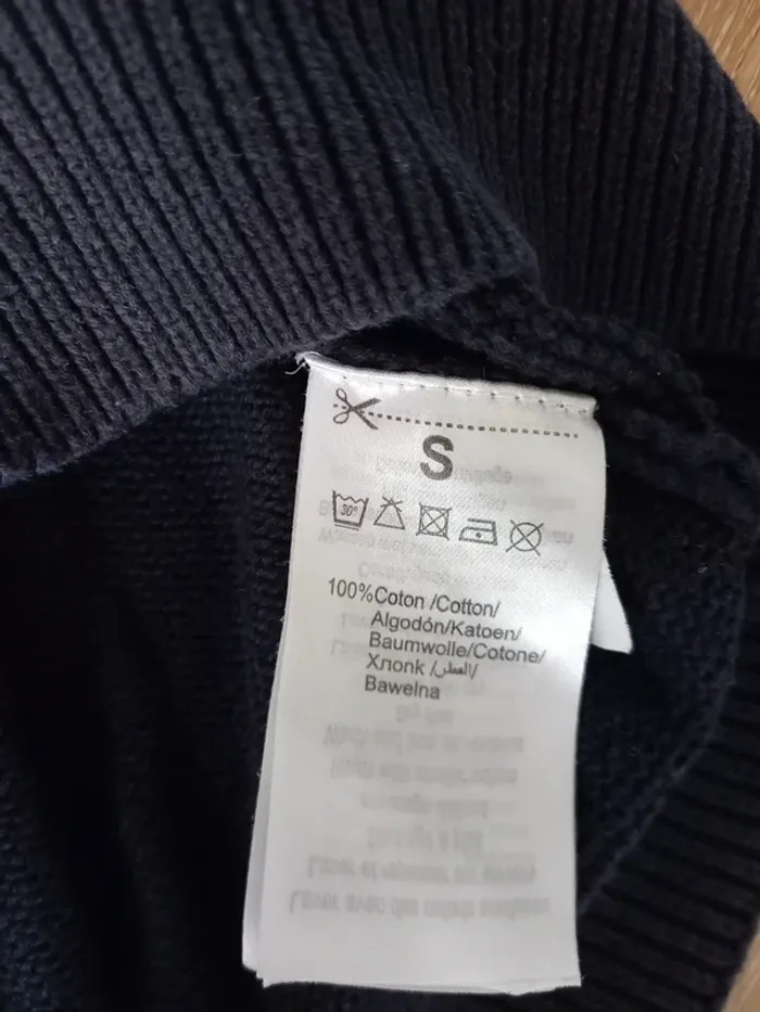 Pull bleu marine S - photo numéro 7