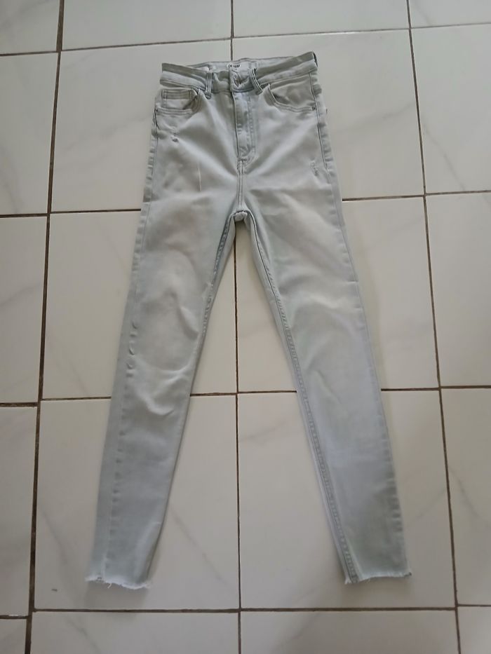 Pantalon femme taille 36 bleu clair marque berska - photo numéro 4