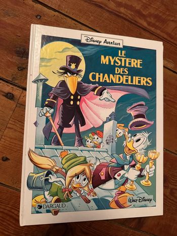 Livre vintage Le mystère des chandeliers Walt Disney aventure Dargaud Donald album