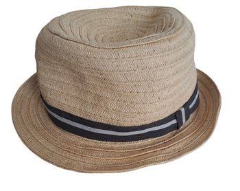 Chapeau paille bébé garçon d.48 cm BE