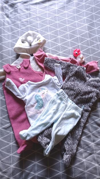 🦄 Lot 5 pyjamas hiver, 6 mois