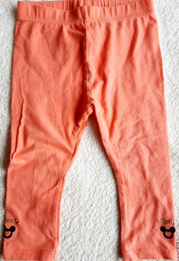 Legging fille couleur corail -18-24 mois Minnie - Disney
