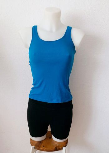 🤎 Débardeur bleu pour femme taille XS