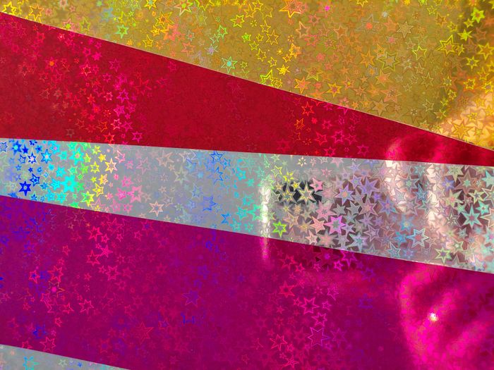 paquet de 10 feuilles en carton holographique métallisé - photo numéro 3