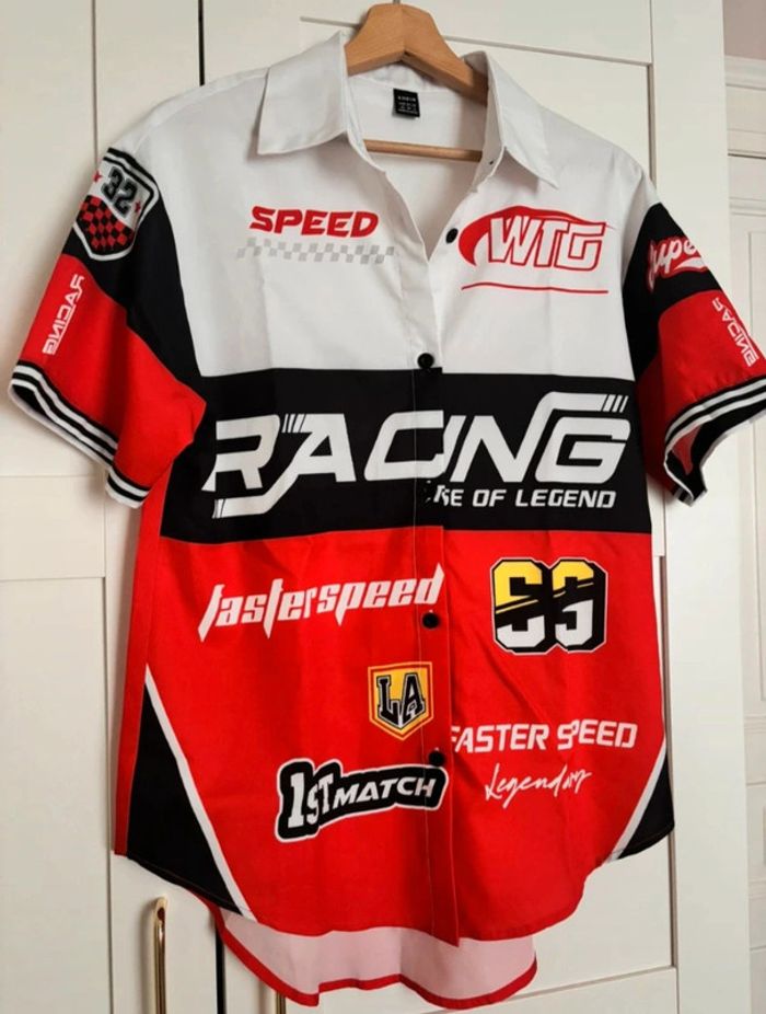 Chemise oversize racing