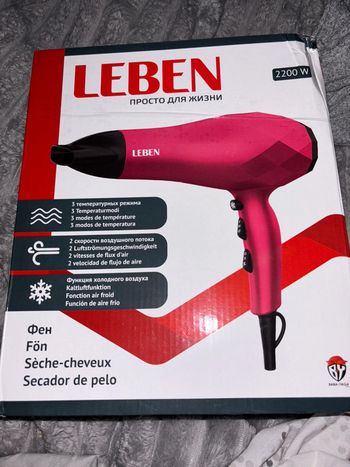Sèche cheveux LEBEN