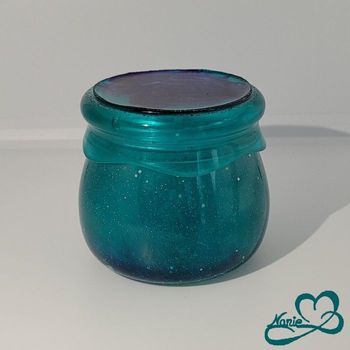 Pot Winnie bleu turquoise pailleté !!
