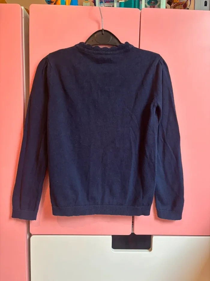 Gilet bleu marine Gemo 8 ans - photo numéro 2