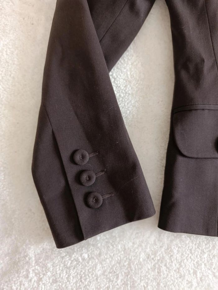 Veste blazer Caroll marron 36 3 boutons - photo numéro 7
