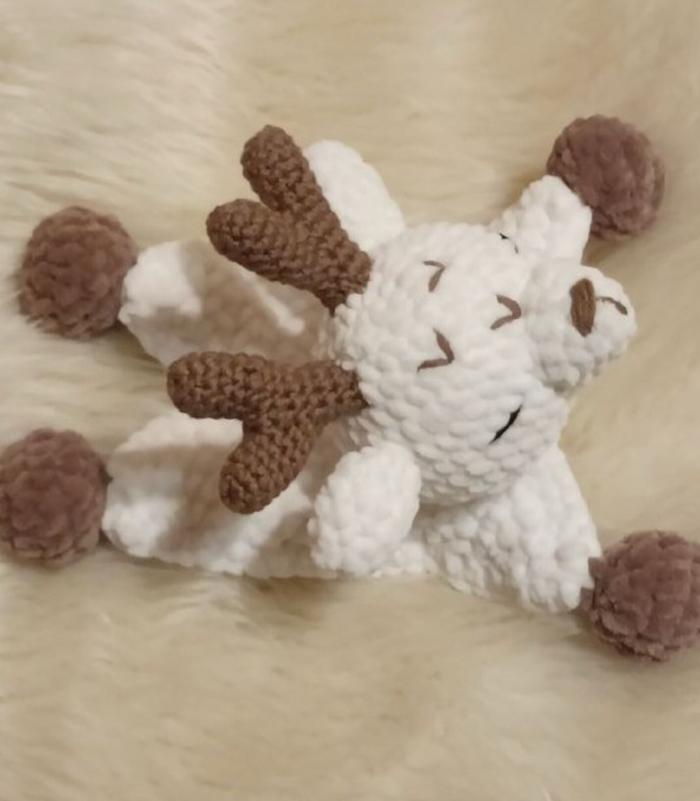 🦌🧶 Petit doudou renne au crochet 🤎✨ - photo numéro 2