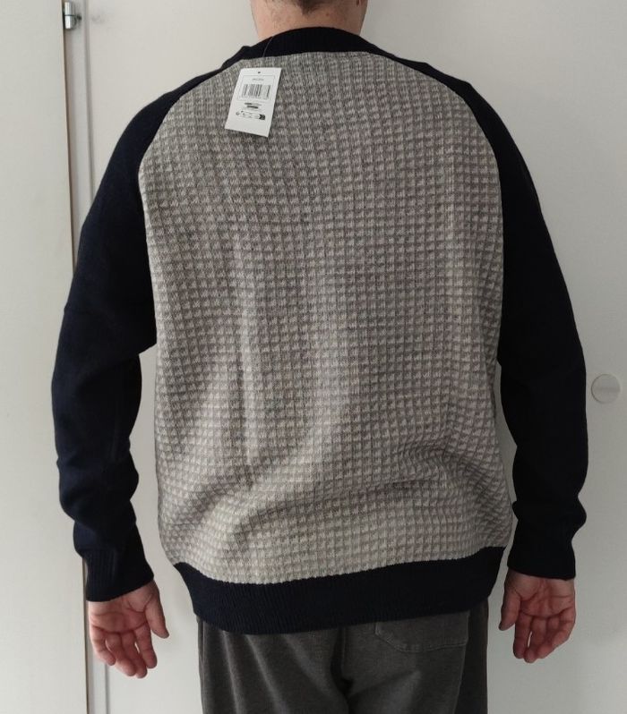 Pull homme gris & bleu marine – neuf avec étiquette – taille XXL marque U collection - photo numéro 10