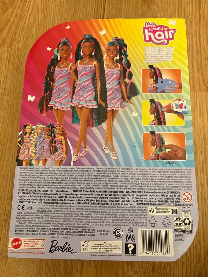 Barbie totally hair neuve