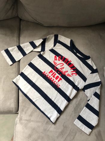 Tee shirt épais rayé