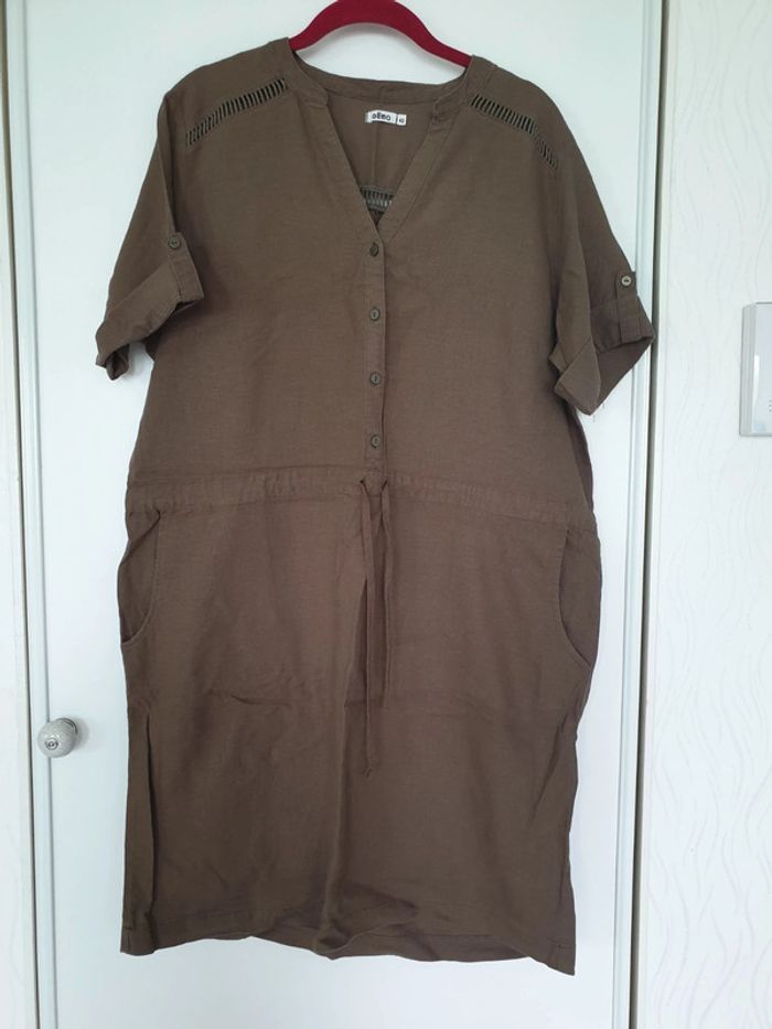 Robe kaki casual Gémo 42