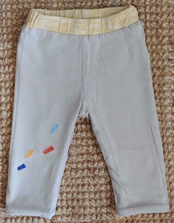 Ensemble 2 pantalons-t.shirt Moulin Roty les Papoums 3 mois - photo numéro 11