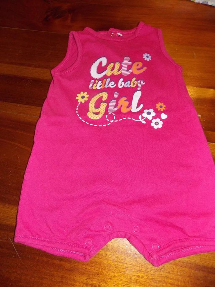 Barboteuse sans manches 6 mois