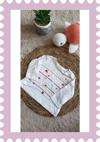 Tee shirt fille 3 mois