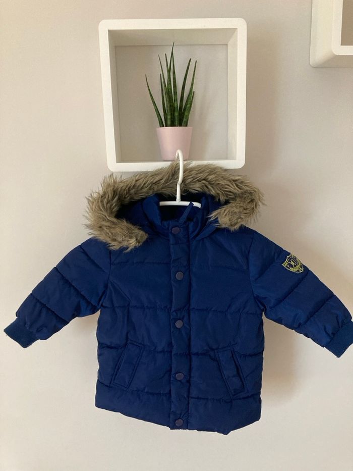 Manteau doudoune garçon taille 12 mois marque Du Pareil au même