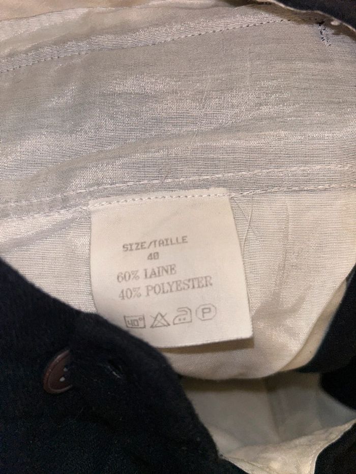 Pantalon cintré bleu - photo numéro 4