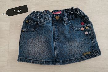 Jupe jean fille 12 mois 1 an