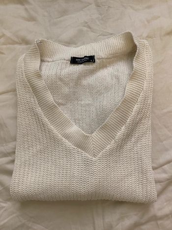 Cardigan blanc MM Studio – Fabriqué en Italie